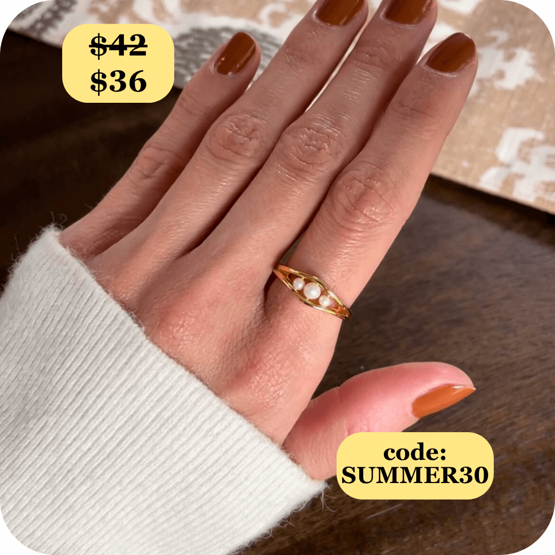 Allure Pearl Fidget Ring