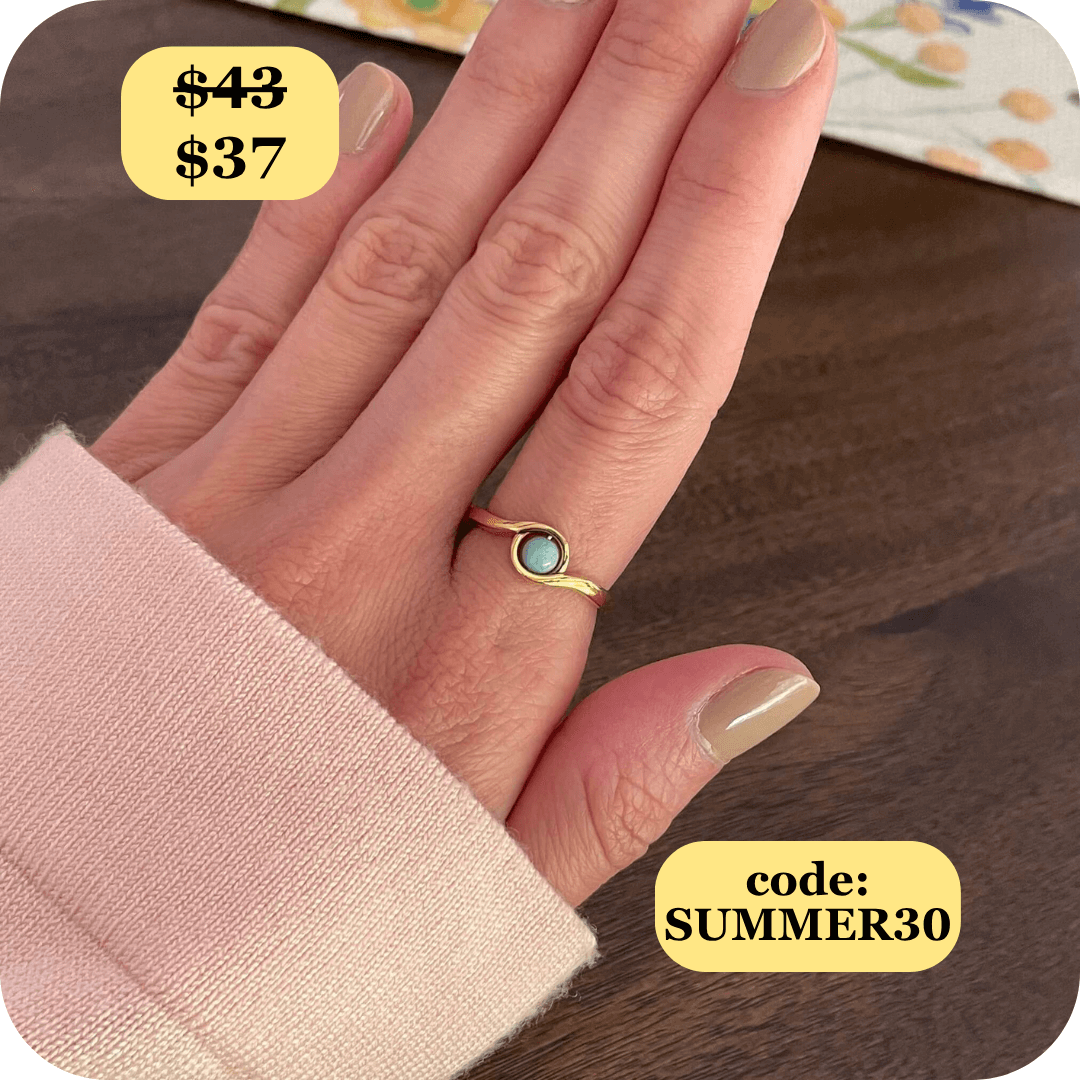 Arise Amazonite Fidget Ring