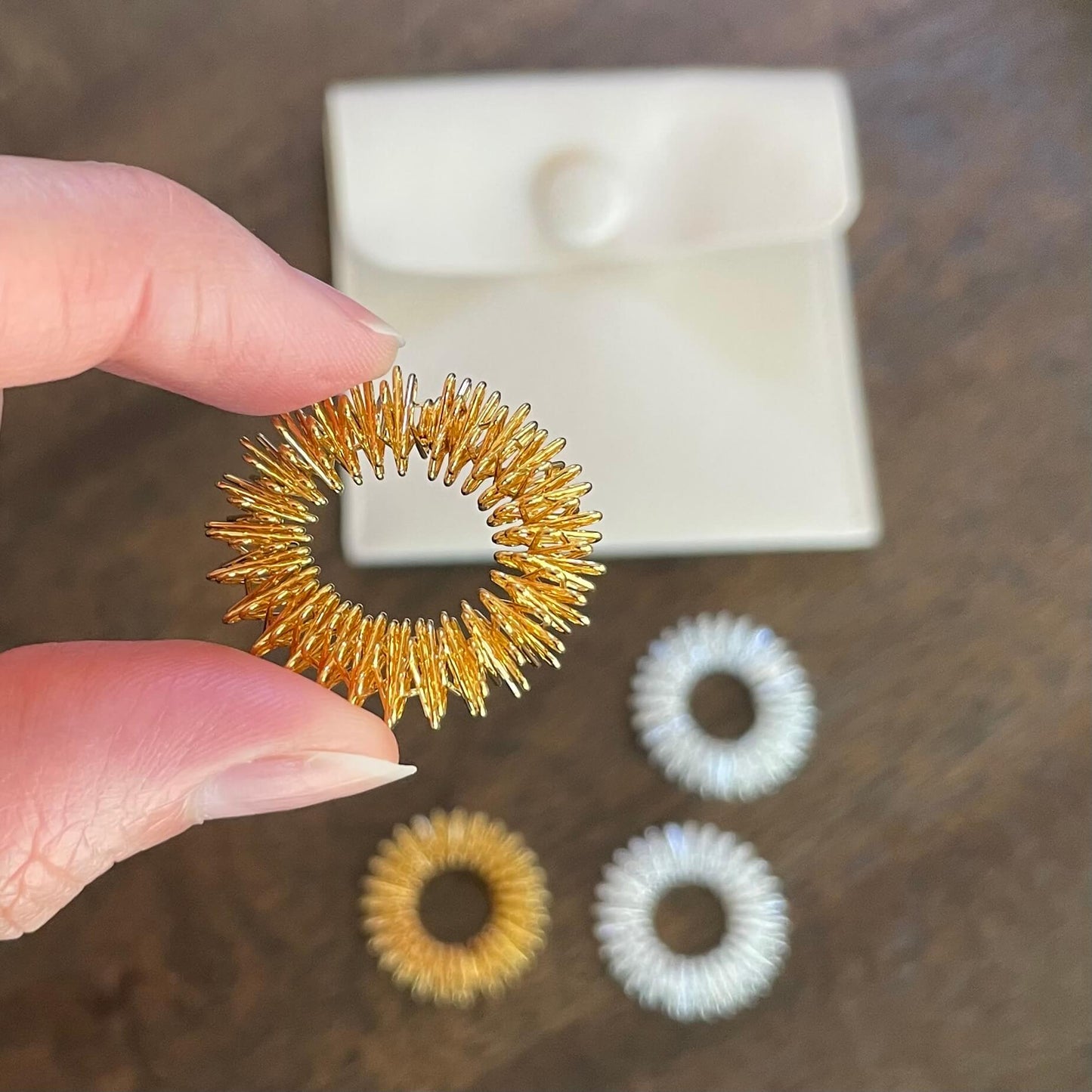 Gentle Acupressure Rings (Set of 4)