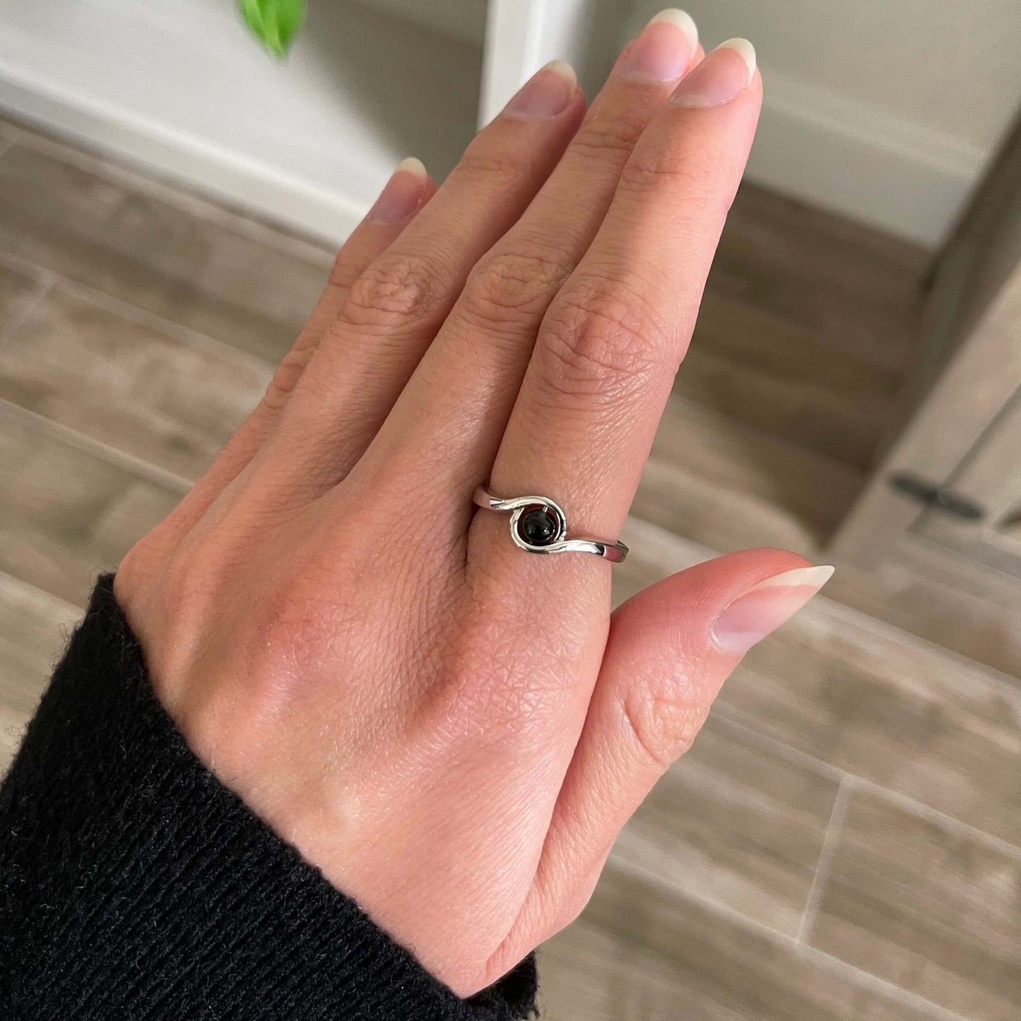 Muse Black Onyx Fidget Ring