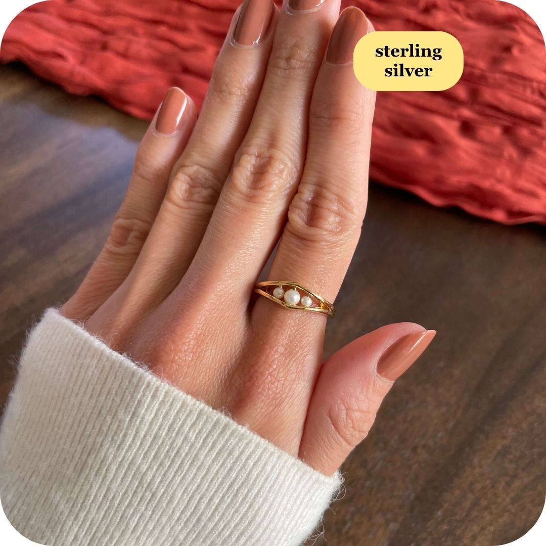 Allure Fidget Ring Sterling Silver