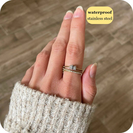 Brilliance Waterproof Fidget Ring