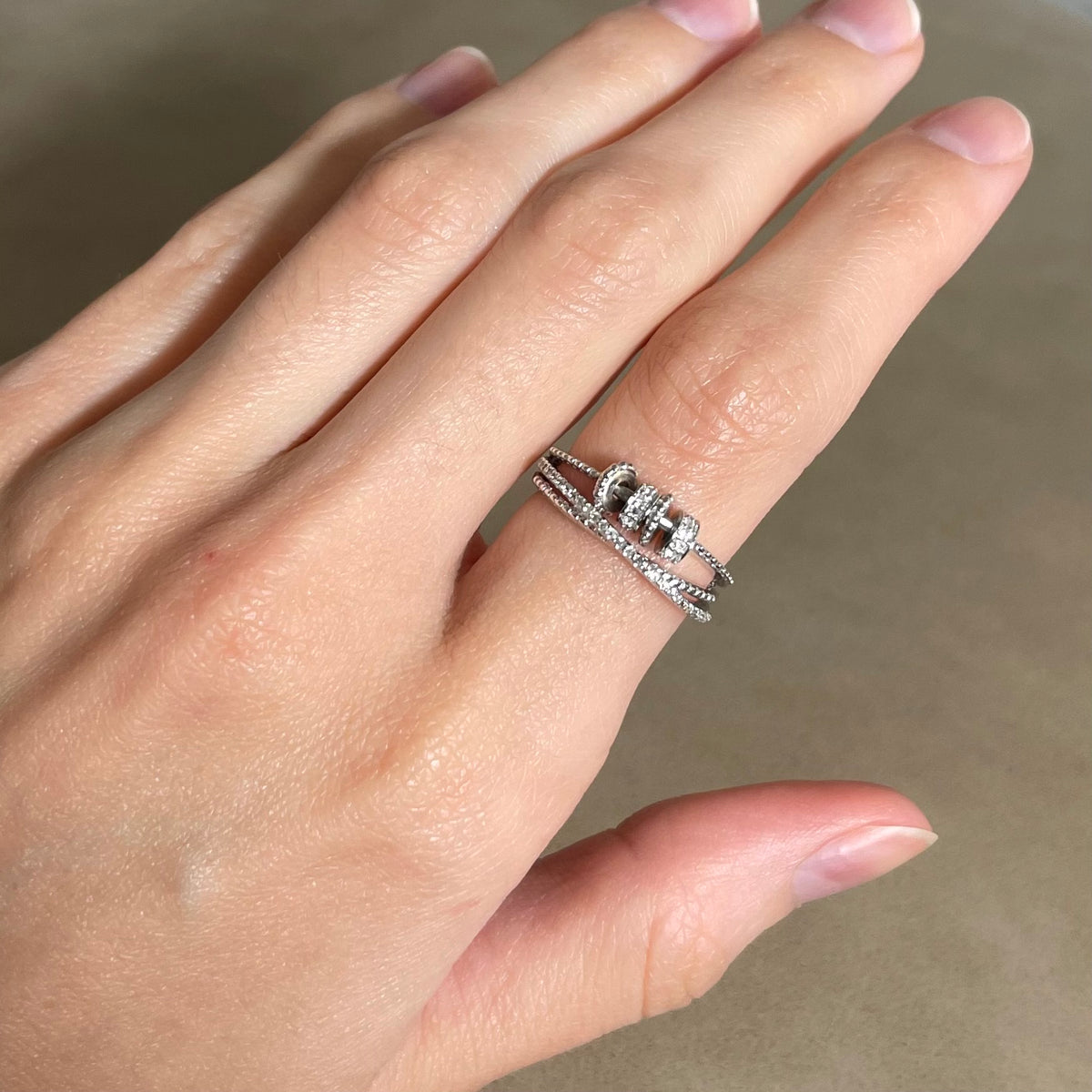 Brilliance Waterproof Fidget Ring