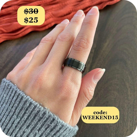 Edge Fidget Ring
