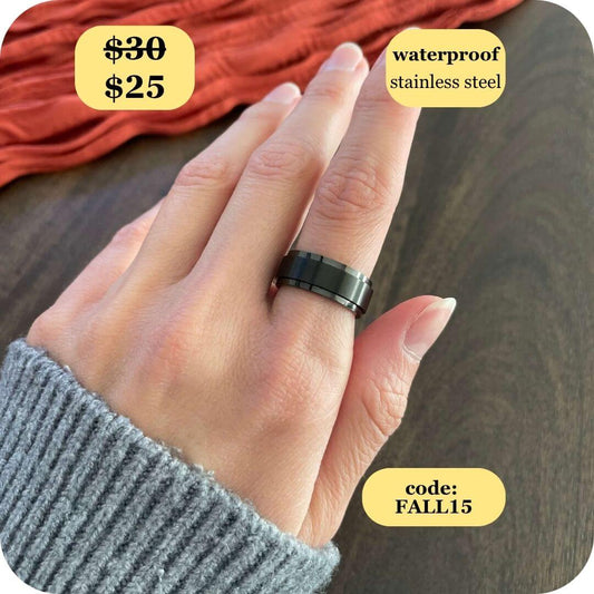 Edge Fidget Ring