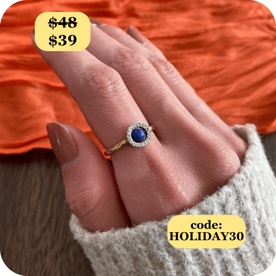 Enchant Blue Lapis Fidget Ring
