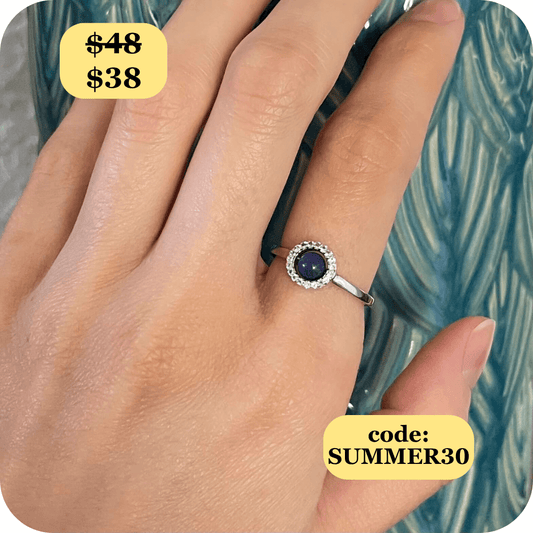 Enchant Blue Lapis Fidget Ring