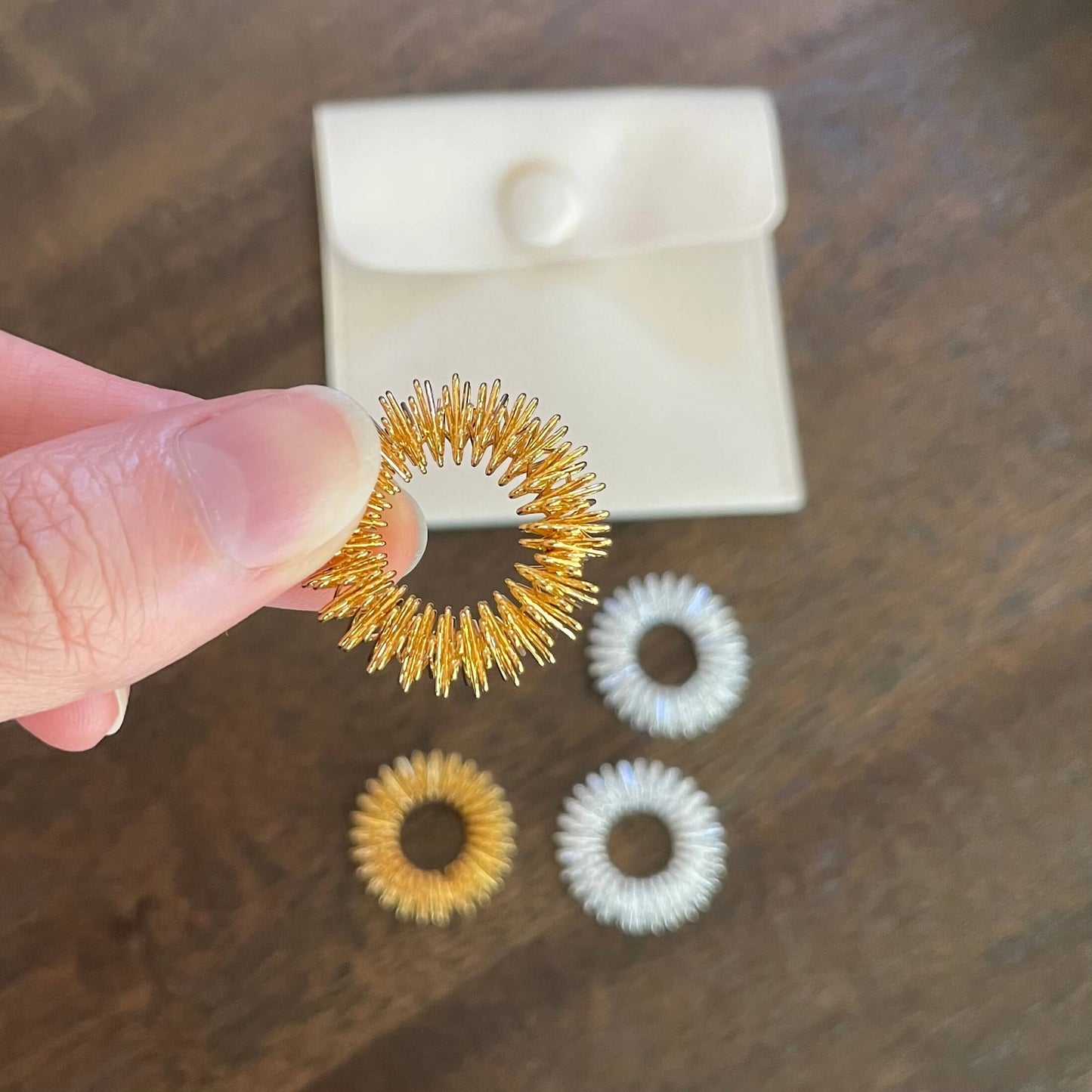 Gentle Acupressure Rings (Set of 4)