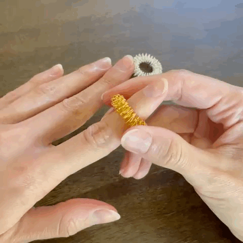 Gentle Acupressure Rings (Set of 4)