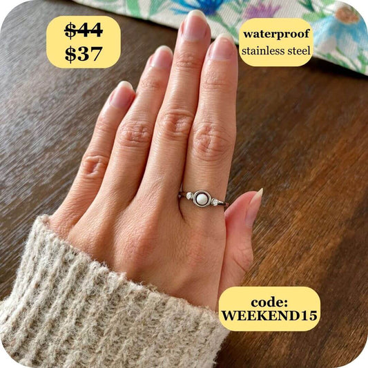Mindful Waterproof Fidget Ring