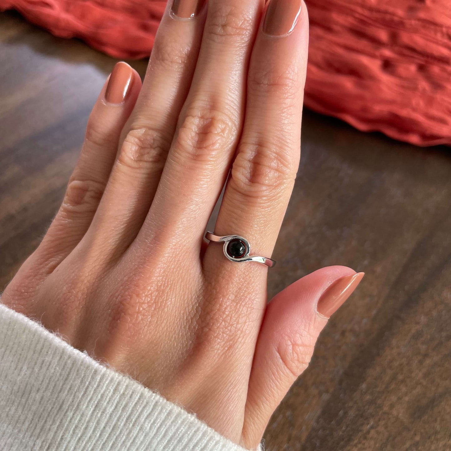 Muse Black Onyx Fidget Ring