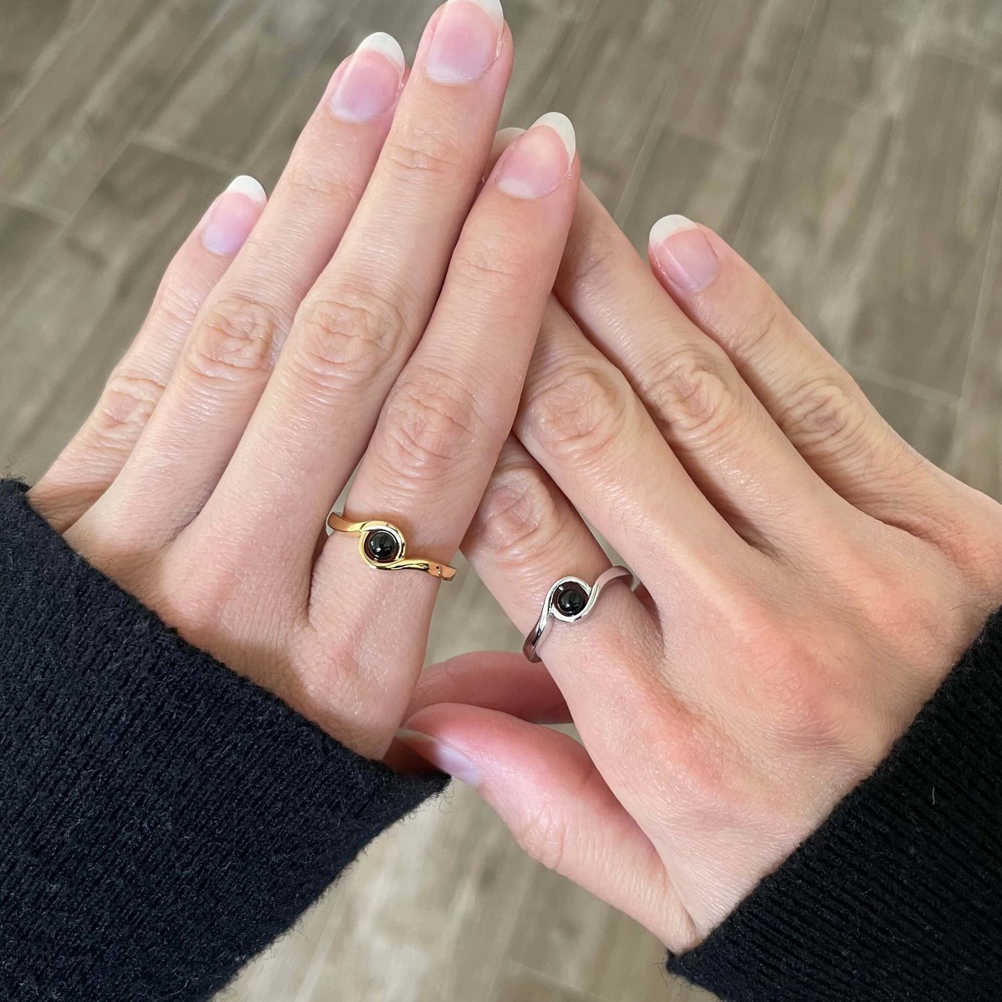 Muse Black Onyx Fidget Ring