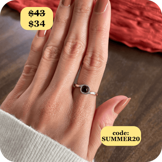 Muse Black Onyx Fidget Ring