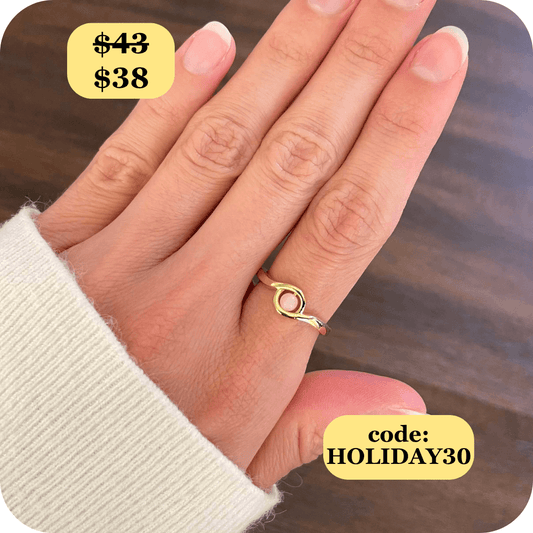 Serenity Rose Quartz Fidget Ring