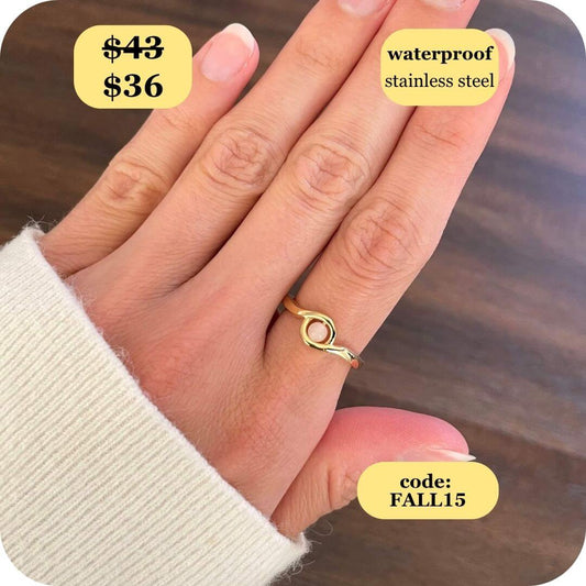 Serenity Pink Waterproof Fidget Ring